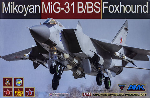AMK Models Aircraft 1/48 MiG31B/BS Foxhound Fighter Kit