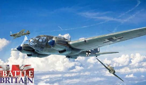 Italeri Aircraft 1/72 Heinkel He111H Luftwaffe Medium Bomber Battle of Britain 80th Anniversary Kit