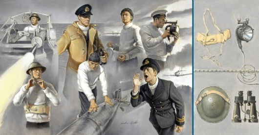 Italeri Clearance Sale 1/35 Vosper MTB Crew (7 Figures) Kit