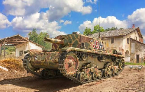 Italeri Military 1/35 Semovente M42 da 75/18mm Medium Tank (New Tool) Kit