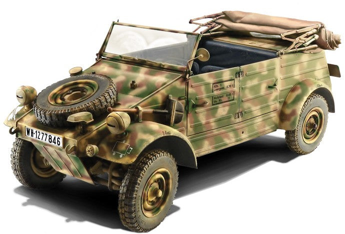 Italeri Military 1/9 WWII Kdf 1 Type 82 Kubelwagen Kit