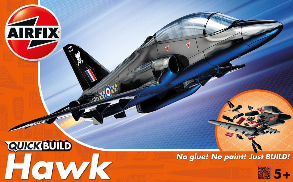 Airfix Aircraft 1/72 Quick Build Hawk Fighter Snap Kit