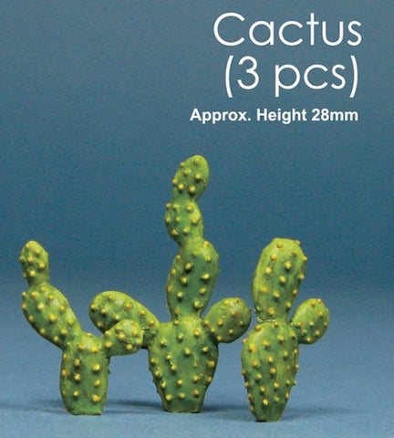 Js Work 1" Cactus (3pcs) (Unpainted Resin) Kit