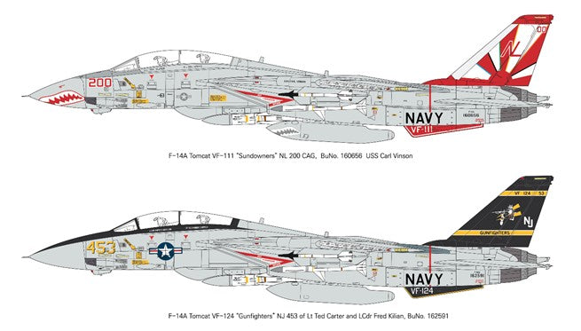 KA Models 1/72 F14A Tomcat Sundowners Fighter Kit