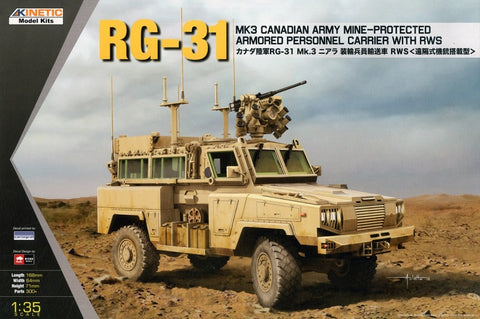 Kinetic Military 1/35 RG-31 Mk3 Canadian Army Kit