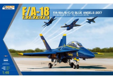 Kinetic Aircarft 1/48 F/A18A/B/C/D Blue Angels 2017 Kit