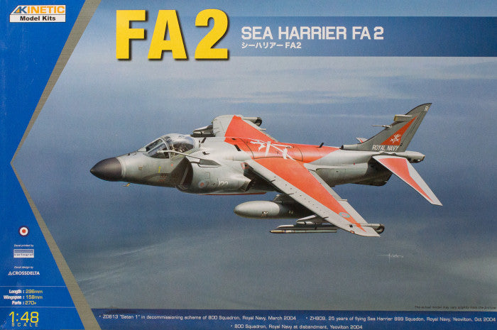 Kinetic Aircraft 1/48 Royal Navy Sea Harrier FA.2 Kit