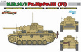 Cyber-Hobby Military 1/35 SdKfz 141/3 PzKpfw III (FL) Tank Ltd. Edition Kit