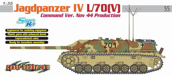 Cyber-Hobby Military 1/35 Jagdpanzer IV L/70(V) Command Tank 1944 Kit
