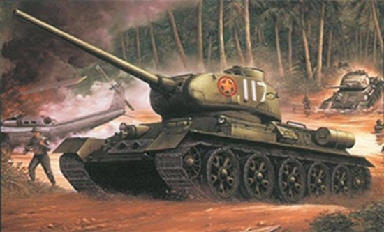 Dragon Military 1/35 NVA T34/85M Tank Kit