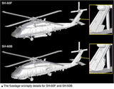 Dragon Aircraft 1/144 SH60F & SH60B Helicopter Kit