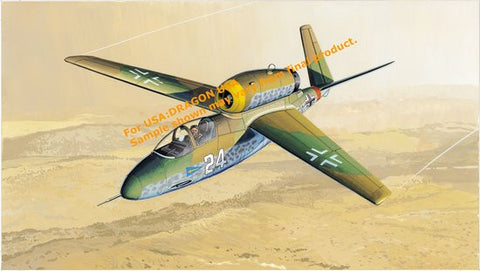 Dragon Models Aircraft 1/48 He162D Volksjager WWII Jet Fighter Kit