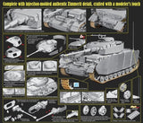 Dragon Military 1/35 PzKpfw IV Ausf H Late Production Tank w/Zimmerit Kit