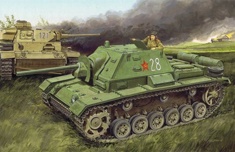 Dragon Military 1/35 Soviet Su76i Tank Destroyer w/Self-Propelled Gun Smart Kit