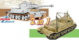 Dragon Military Models 1/35 Panzerkampfwagen VI(P)/Bergepanzer Tiger(P) (2 in 1) Kit