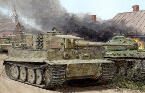 Dragon Military 1/35 SdKfz 181 PzKpfw VI Ausf E Tiger I Mid Production Tank Battle of Malonovka (Re-Issue) Kit
