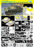 Dragon Military 1/35 Panther Ausf G Late Production Tank w/Add-On Anti-Aircraft Armor Kit