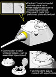 Dragon Military 1/35 Panther SdKfz 171 Ausf F Tank w/Night Sight & Air Defense Armor Smart Kit