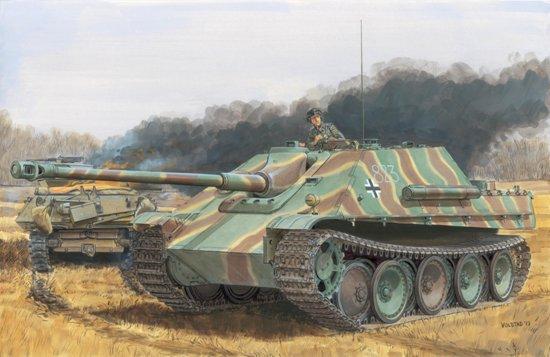 Dragon Military Models 1/35 Jagdpanther Ausf.G1 Late Production/Ausf.G2 (2 in 1) Kit