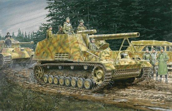 Dragon Military Models 1/35 Sd.Kfz.165 Hummel Early/Late Production (2 in 1) Smart Kit