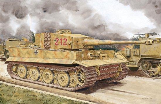 Dragon Military 1/35 Tiger I Late Production w/Zimmerit (Normandy 1944) Kit