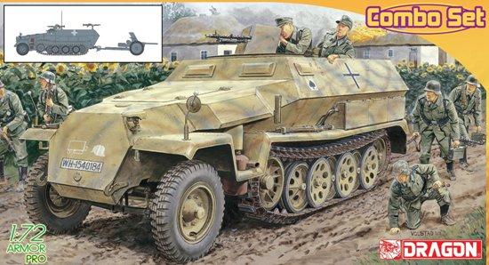 Dragon Military 1/72 Sd.Kfz.251 Ausf.C + 3.7cm PaK 35/36 Kit