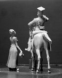 Master Box Ltd 1/32 Napoleon's Red Lancer Mounted on Horse w/Maiden Kit