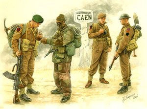 Master Box Ltd 1/35 British Troops Caen 1944 (4) Kit