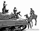 Master Box Ltd 1/35 Commonwealth AFV Crew w/Camel (6) Kit