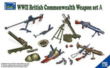 Riich Military 1/35 WWII British Commonwealth Weapon Set A Kit