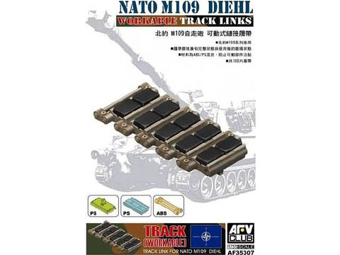 AFV Club Military 1/35 NATO M109 Diehl Workable Track Links