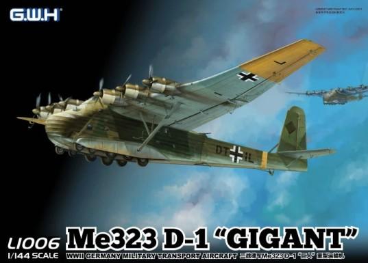 Lion Road Aircraft 1/144 WWII Me323D1 Gigant German Military Transport Aircraft (New Tool) Kit