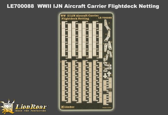 Lion Roar Details 1/700 WWII IJN Aircraft Carrier Flight Deck Netting Detail Set