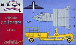 Mach 2 Sci-Fi & Science 1/72 Snecma Coleoptere French VTOL Rocket w/Portable Launcher Kit