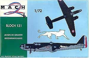 Mach-2 Aircraft 1/72 Bloch 131 WWII French Medium Bomber Kit