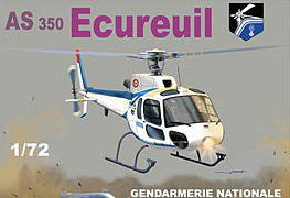 Mach-2 Aircraft 1/72 AS350 Squirrel Police French Helicopter Kit