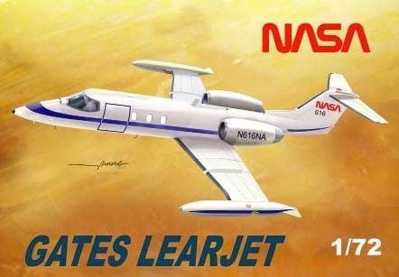 Mach-2 Aircraft 1/72 Gates Learjet NASA Aircraft Kit 