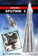 Mach 2 Sci-Fi & Science 1/72 Semiorka Sputnik 2 Russian Orbiting Satellite Rocket Kit