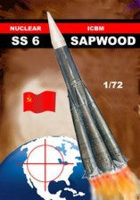 Mach 2 Sci-Fi & Science 1/72 SS6 Sapwood Russian Nuclear Intercontinental Ballistic Missle Kit
