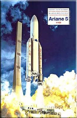 Mach 2 Sci-Fi & Science 1/125 Ariane 5 Heavy European Satellite Launcher Rocket Kit