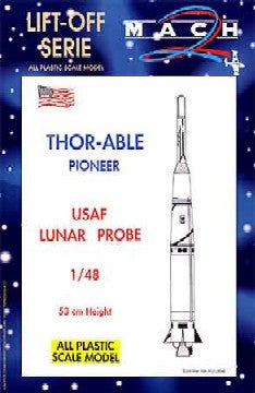Mach 2 Sci-Fi & Science 1/48 Thor-Able Pioneer US Lunar Pobe Rocket Kit
