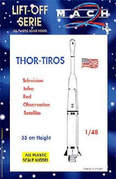 Mach 2 Sci-Fi & Science 1/48 Thor-Tiros Television Infrared Observation NASA Satellite Kit