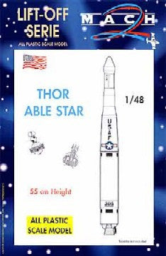 Mach 2 Sci-Fi & Science 1/48 Thor-Able Star US Rocket Kit