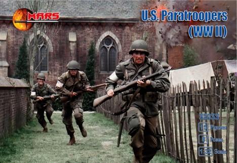 Mars Models 1/32 WWII US Paratroopers (15) Kit