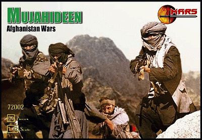 Mars Military 1/72 Afghanistan War Mujahideen Warriors (40) Kit