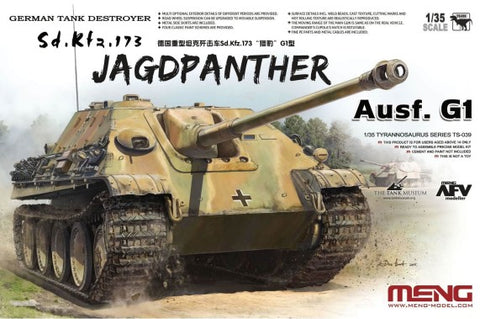 Meng Military Models 1/35 SdKfz 173 Jagdpanther Ausf G1 German Tank Destroyer (New Tool) Kit