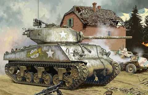 Meng Military 1/35 M4A3(76)W Sherman US Medium Tank Kit