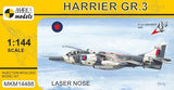 Mark I 1/144 Harrier GR3 Laser Nose Combat Aircraft Kit