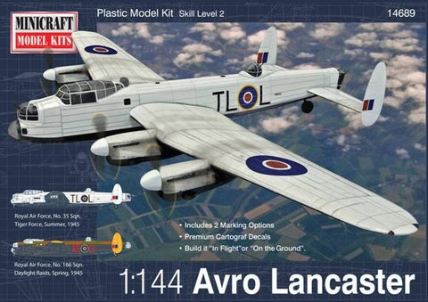 Minicraft Model Aircraft 1/144 Avro Lancaster Aircraft Kit