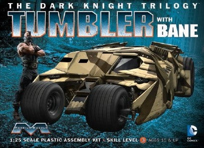 Moebius Models Sci-Fi 1/25 Batman The Dark Knight Trilogy: Batmobile Tumbler w/Bane Kit